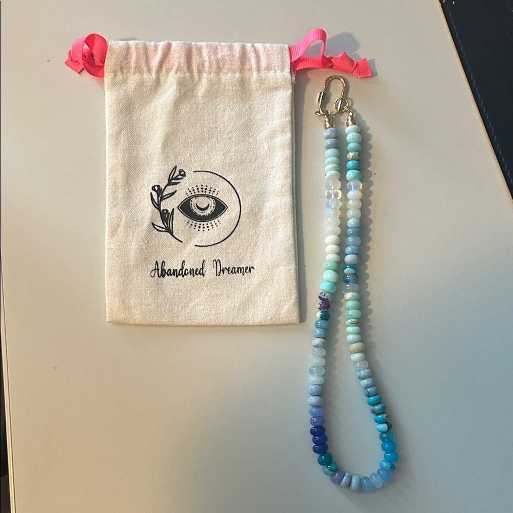 Blue Gemstone Bead necklace